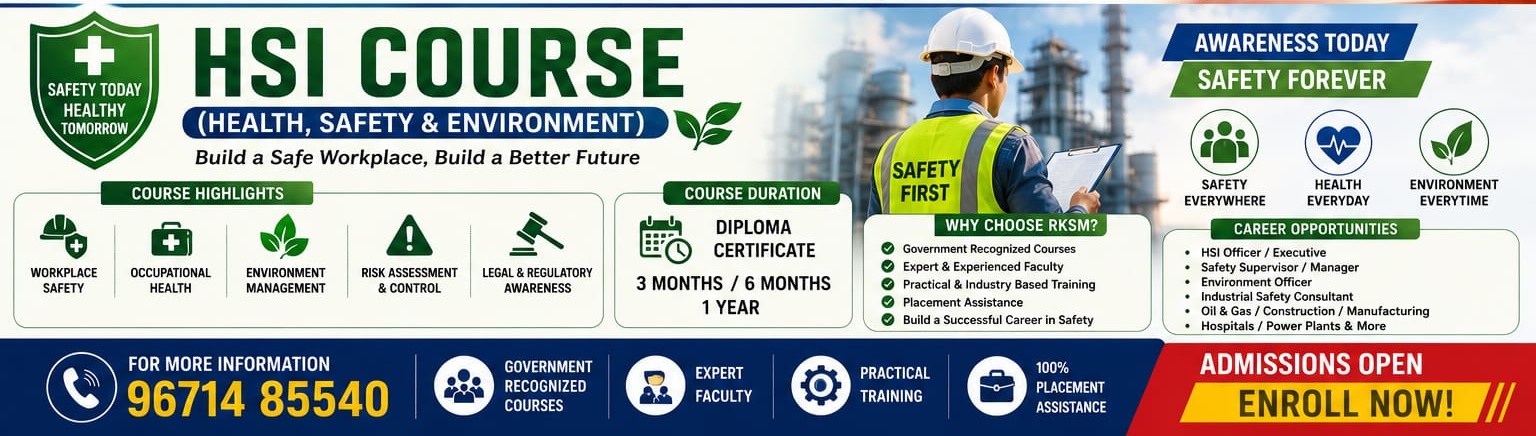 Health and Sanitary Inspector course